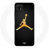 Image de Coque pour Samsung Galaxy A22 5G Air Michael Jordan Logo Jaune