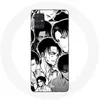 Image de Coque - Maniacase - Samsung Galaxy A51 5G - Attaque des Titans - Protection - Souple noir