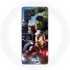 Image de Coque - Maniacase - Samsung Galaxy A51 5G - Noir - Souple - Avengers l'ère d'Ultron noir