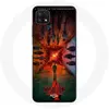 Image de Coque pour Samsung Galaxy A22 5G Stranger Things Saison 4 Affiche Equipages de la Nouvelle Théorie