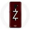 Image de Coque pour Samsung Galaxy A8 Plus Ozark Saison 4 Logo Z Blanc Fond Rouge