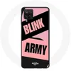 Image de Coque pour Samsung Galaxy A12 BTS ARMY Et Blackpink Blink Rose Noir