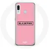 Image de Coque pour Samsung Galaxy A20e Blackpink Groupe de K-pop Logo Fond Rose