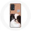 Image de Coque pour Samsung Galaxy A13 4G / A13 4G Lite Épagneul japonais Noir et Blanc Race de chiens
