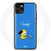Image de Coque pour Iphone 13 Mini Bangtan BTS BT21 Chimmy Jimin Fond Bleu