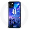 Image de Coque - MANIACASE - Iphone 13 Pro Max - Silicone Noir - Logo BTS - Protection Chocs noir