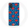 Image de Coque pour Samsung Galaxy A71 BTS Bangtan Garçons BT21 TATA de V Fond Bleu