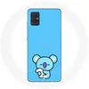 Image de Coque pour Samsung Galaxy A71 Bangtan BTS BT21 Koya RM Fond Bleu