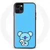 Image de Coque pour Iphone 13 Pro - MANIACASE - BT21 Koya RM - Silicone Souple - Couleur Bleu - Protection bleu
