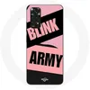 Image de Coque pour Xiaomi Redmi Note 11S BTS ARMY Et Blackpink Blink Rose Noir