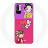 Image de Coque pour Xiaomi Redmi Note 10T 5G BTS BT21 Cooky Et Tata Bangtan V Et Jungkook Fanart