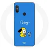 Image de Coque pour Xiaomi Redmi Note 5 AI Dual Camera Bangtan BTS BT21 Chimmy Jimin Fond Bleu