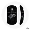 Image de Souris Sans Fil Game of Thrones Saison 8 Le Trône de Fer La maison Stark Logo L'hiver arrive (Maniacase)