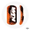 Image de Souris Sans Fil KTM Logo blanc fond orange (Maniacase)