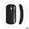 Image de Souris Sans Fil - AMG - Logo Carbone - Couleur Noir - Clé USB Wifi - Compatible Mac et PC