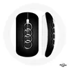 Image de Souris Sans Fil Audi Logo cache moyeu fond noir (Maniacase)