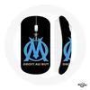 Image de Souris Sans Fil Logo Olympique de Marseille Fond Noir (Maniacase)