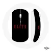 Image de Souris Sans Fil Elite Saison 5 Logo Rouge Fond Noir (Maniacase)