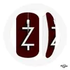 Image de Souris Sans Fil Ozark Saison 4 Logo Z Blanc Fond Rouge (Maniacase)