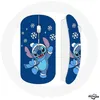 Image de Souris sans fil - Stitch - Neige Noël - Bleu - USB WiFi - Compatible Mac et PC