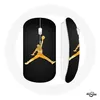 Image de Souris Sans Fil Air michael jordan logo jaune (Maniacase)