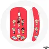 Image de Souris Sans Fil - MANIACASE - BTS TinyTAN - Rouge - Bluetooth - Clé USB wifi incluse