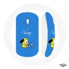 Image de Souris Sans Fil Bangtan BTS BT21 Chimmy Jimin Fond Bleu (Maniacase)