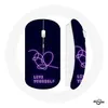 Image de Souris Sans Fil BTS Album Love Yourself Answer Poster Violet (Maniacase)
