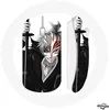 Image de Souris sans fil - Bleach - Ichigo Kurosaki - USB WiFi - Compatible Mac et PC - Design contemporain bleu