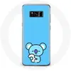 Image de Coque pour Samsung Galaxy S8 Plus Bangtan BTS BT21 Koya RM Fond Bleu