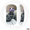 Image de Souris Sans Fil Chat avec Lunettes de vue violettes