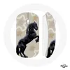 Image de Souris Sans Fil Frison Noir Race de cheval (Maniacase)