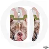 Image de Souris Sans Fil - MANIACASE - Chien de Pitbull - Marron - USB WiFi - Compatible Mac et PC