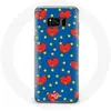 Image de Coque pour Samsung Galaxy S8 BTS Bangtan Garçons BT21 TATA de V Fond Bleu