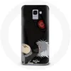 Image de Coque - MANIACASE - Samsung Galaxy J6 2018 - Silicone - Souple - Kakashi Naruto Anime noir