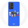 Image de Coque - BTS - Samsung Galaxy A33 5G - Silicone Souple - Motif BT21 - Couleur Bleue