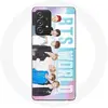 Image de Coque - MANIACASE - Samsung Galaxy A33 5G - Silicone noir - Bangtan Garçons BTS WORLD - Souple noir