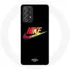 Image de Coque pour Samsung Galaxy A33 5G Nike Logo Couleur fond noir