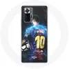 Image de Coque pour Xiaomi Redmi Note 10 Pro Lionel Messi Club de football de Barcelone FCB
