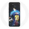 Image de Coque - Maniacase - Samsung Galaxy A03 - Lionel Messi - Club de football de Barcelone - Noir noir