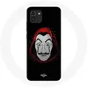 Image de Coque - MANIACASE - Samsung Galaxy A03 - Silicone - Masque La casa de papel - Souple noir
