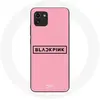 Image de Coque - Blackpink - Samsung Galaxy A03 - Silicone - Souple - Logo Rose noir