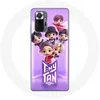 Image de Coque pour Xiaomi Redmi Note 10 Pro BTS TinyTAN Animation Affiche RM Jin Suga J-Hope Jimin Jungkook Et V