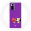 Image de Coque - BTS - Xiaomi Redmi Note 10 Pro - Silicone Souple - Violet - Protection noir