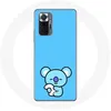 Image de Coque - Bangtan BTS - Xiaomi Redmi Note 10 Pro - Silicone noir - Souple - Motif Koya RM bleu