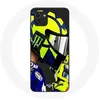 Image de Coque pour Samsung Galaxy A03 Valentino Rossi Pilote de vitesse champion du monde Motogp