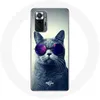 Image de Coque pour Xiaomi Redmi Note 10 Pro Chat lunettes Style
