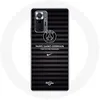 Image de Coque de protection - Xiaomi - Redmi Note 10 Pro - Silicone noir - Paris Saint Germain - Sportif noir