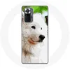 Image de Coque pour Xiaomi Redmi Note 10 Pro - Chien Samoyède - Silicone Souple - Blanc - Noir - Mixte