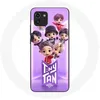 Image de Coque pour Samsung Galaxy A03 BTS TinyTAN Animation Affiche RM Jin Suga J-Hope Jimin Jungkook Et V